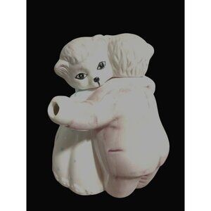 NOS Collectable Dancing Bear Teapot Waltzing Couple 8.5" Kitschy Cottage Core